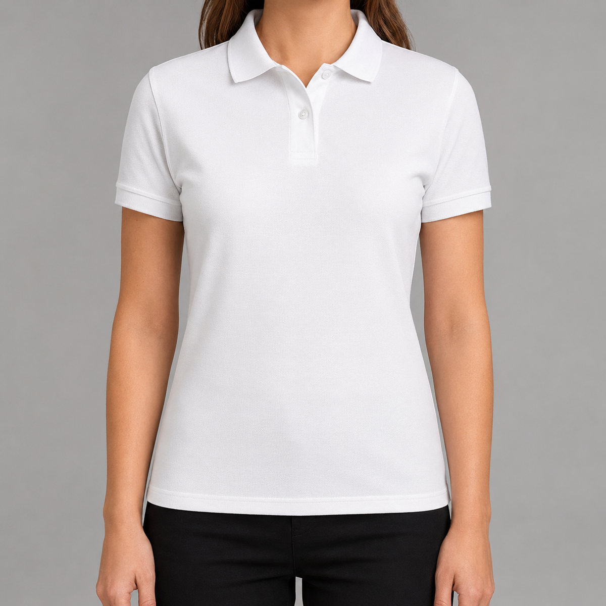 10er Bundle - Damen Polo Shirt mit Druck