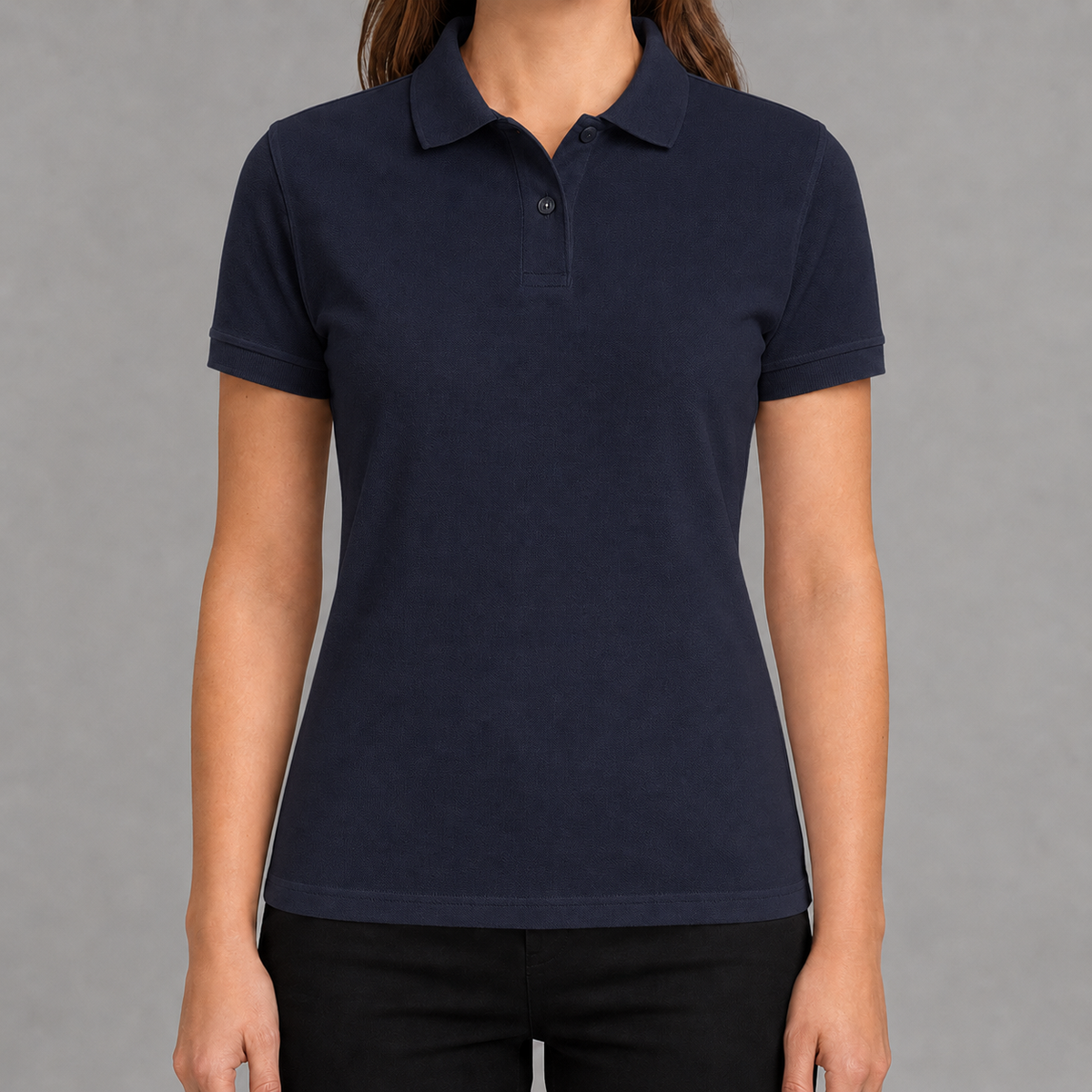 10er Bundle - Damen Polo Shirt mit Druck