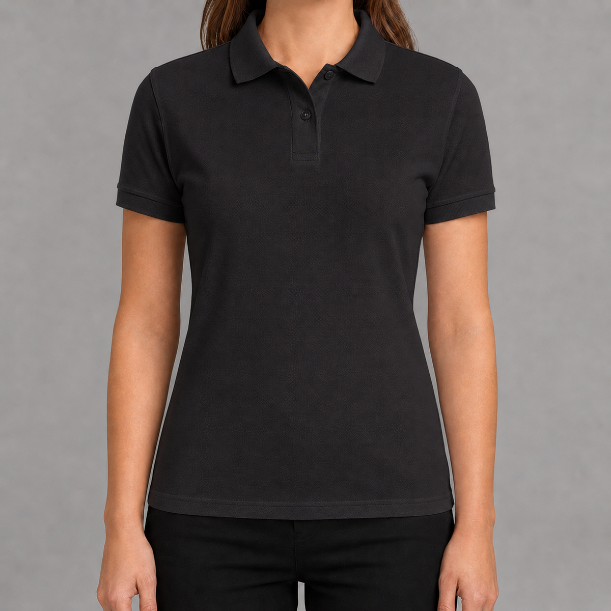 10er Bundle - Damen Polo Shirt mit Druck