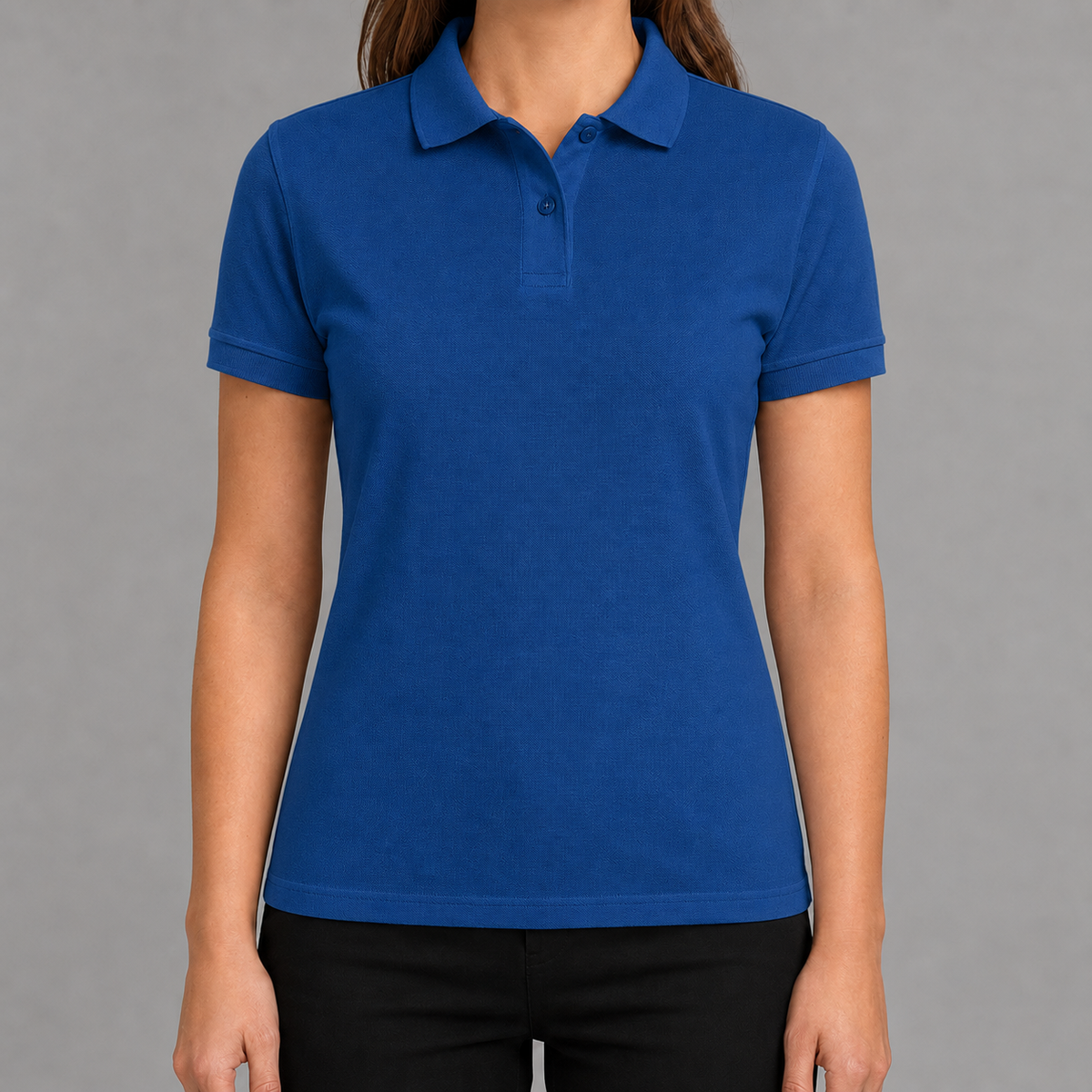 10er Bundle - Damen Polo Shirt mit Druck