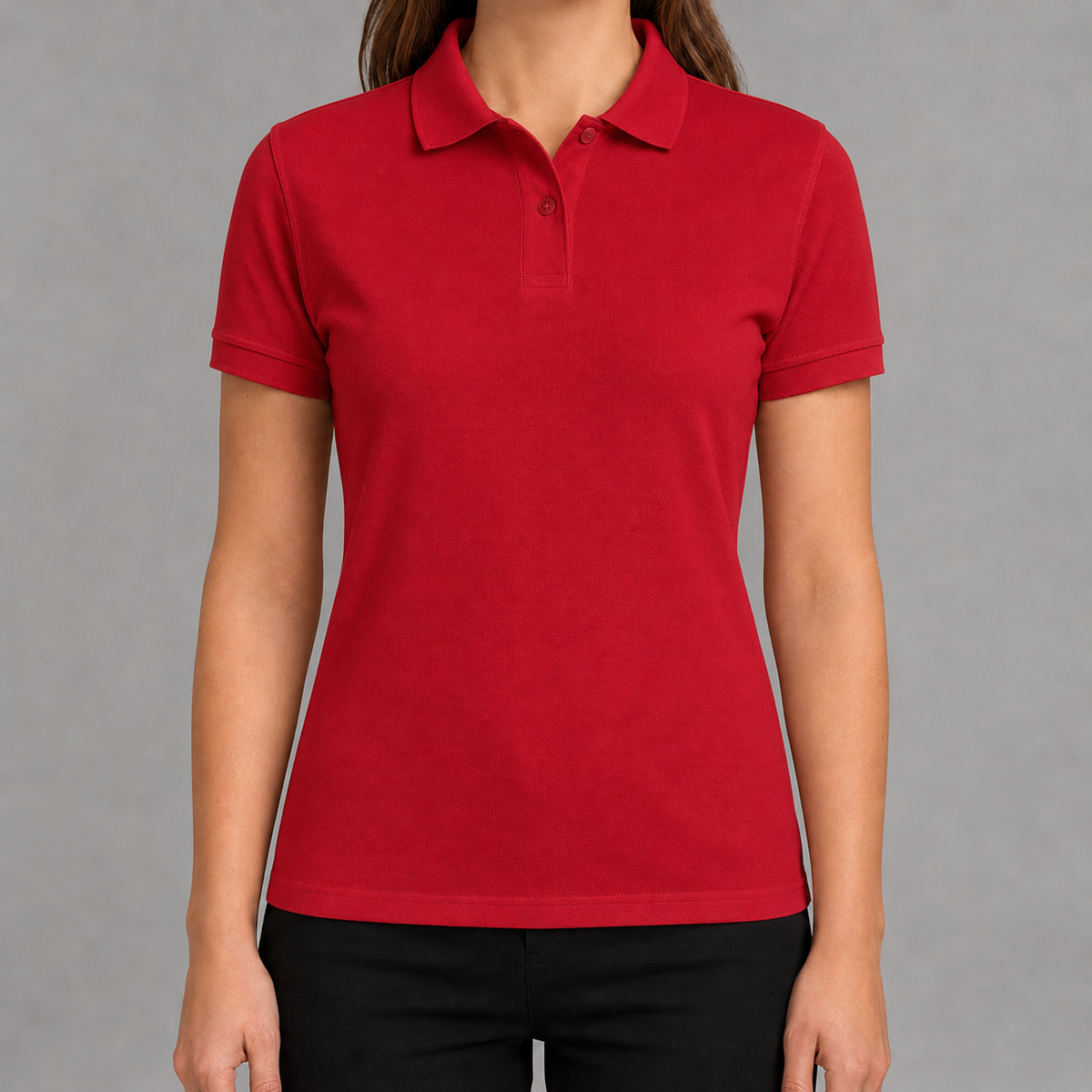 10er Bundle - Damen Polo Shirt mit Druck