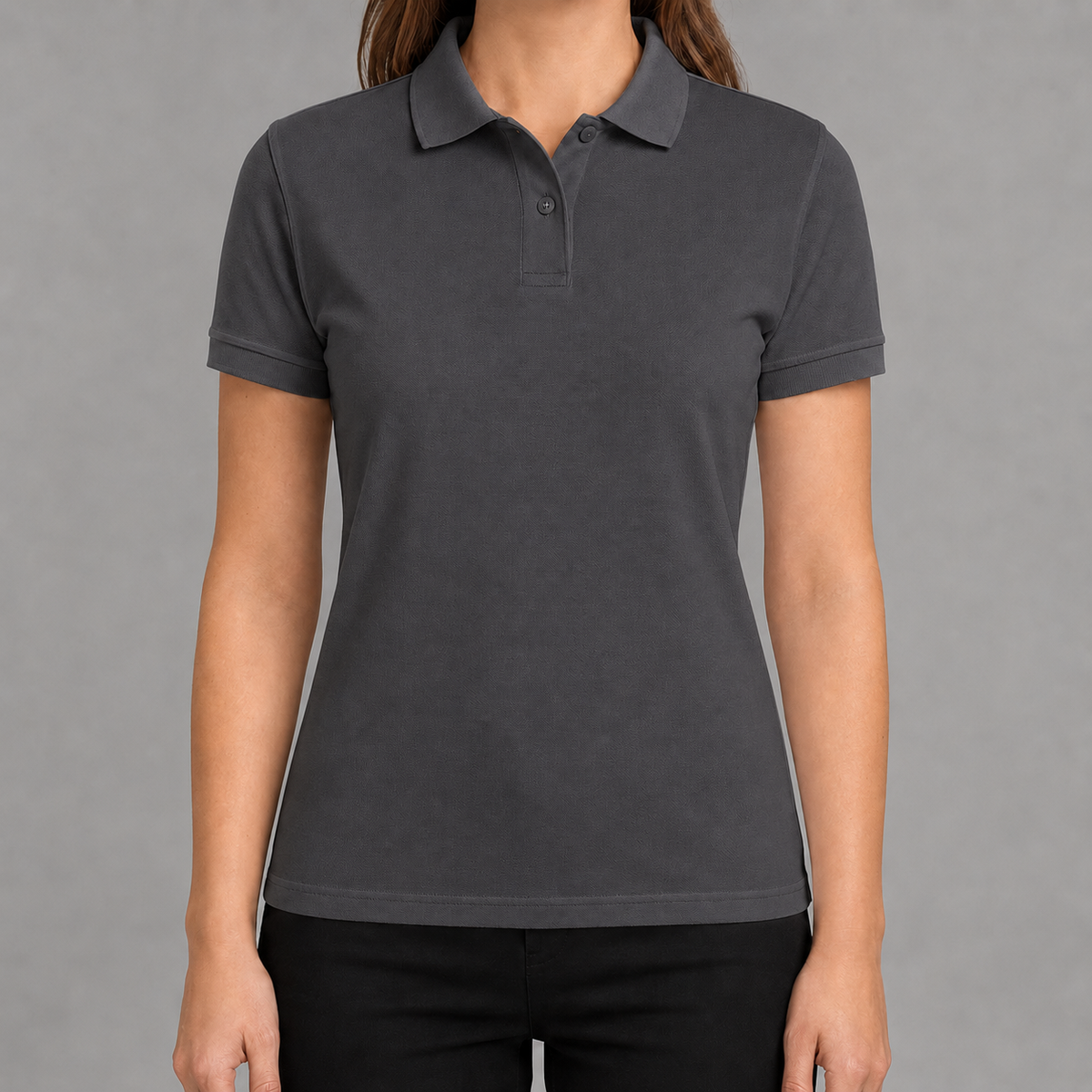 10er Bundle - Damen Polo Shirt mit Druck