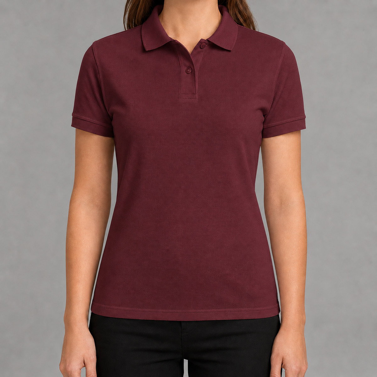 10er Bundle - Damen Polo Shirt mit Druck