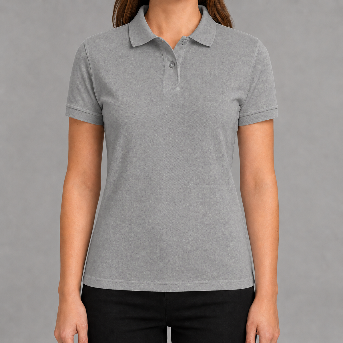 10er Bundle - Damen Polo Shirt mit Druck
