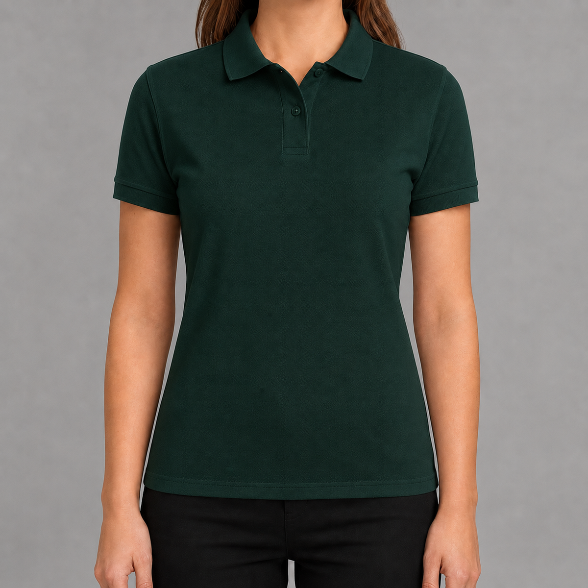 10er Bundle - Damen Polo Shirt mit Druck