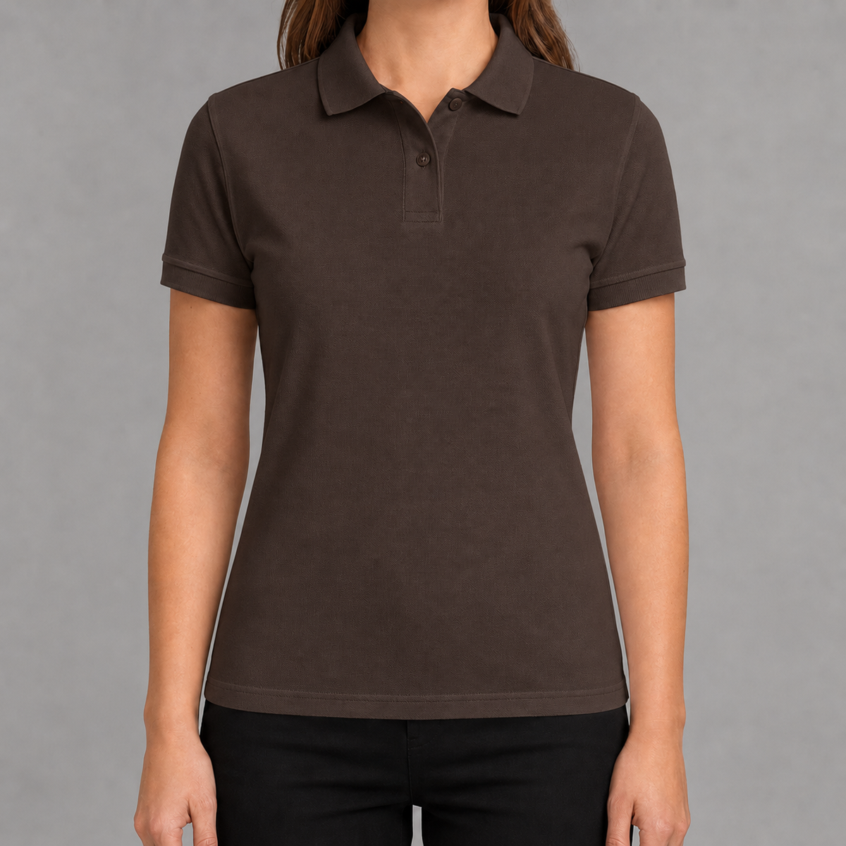 10er Bundle - Damen Polo Shirt mit Druck