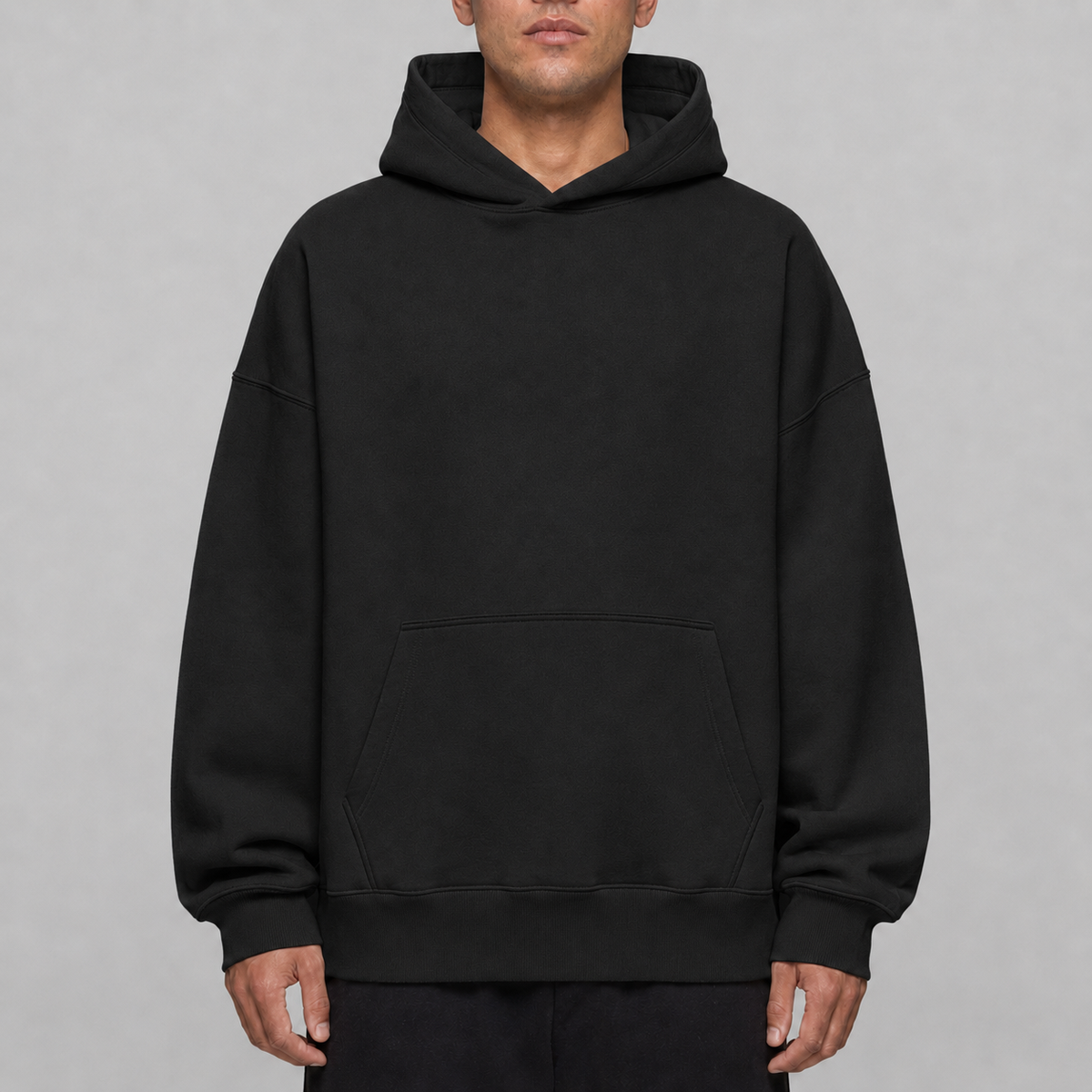 Ultra Heavy Oversize Hoodie mit Druck