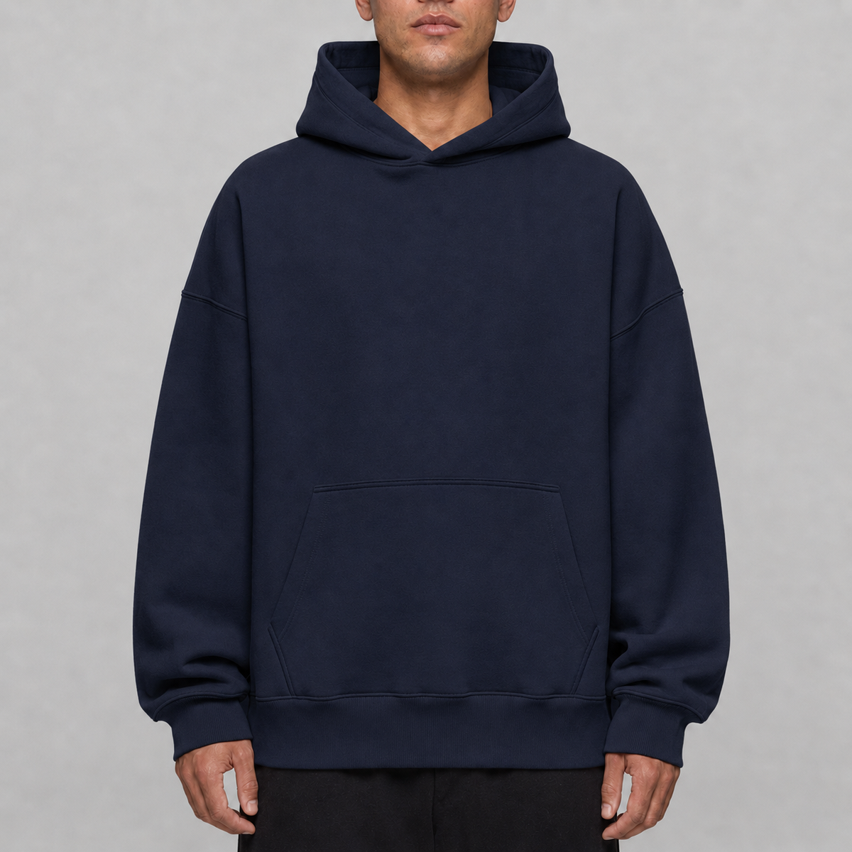 Ultra Heavy Oversize Hoodie mit Druck