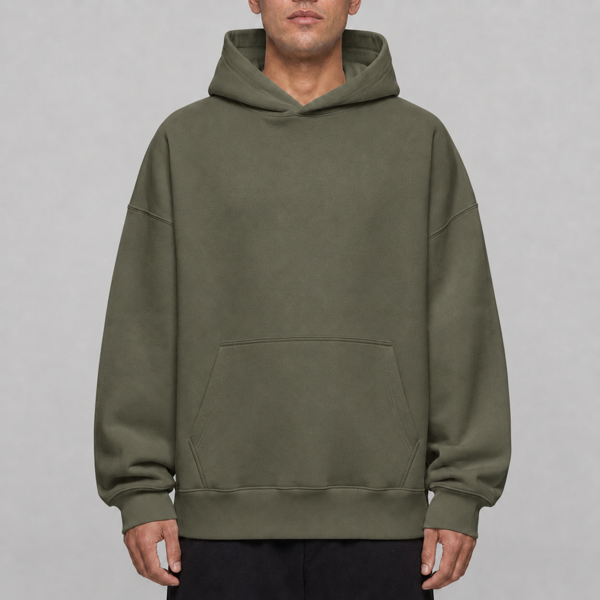 Ultra Heavy Oversize Hoodie mit Druck