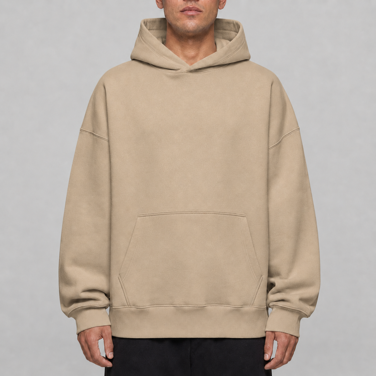 Ultra Heavy Oversize Hoodie mit Druck