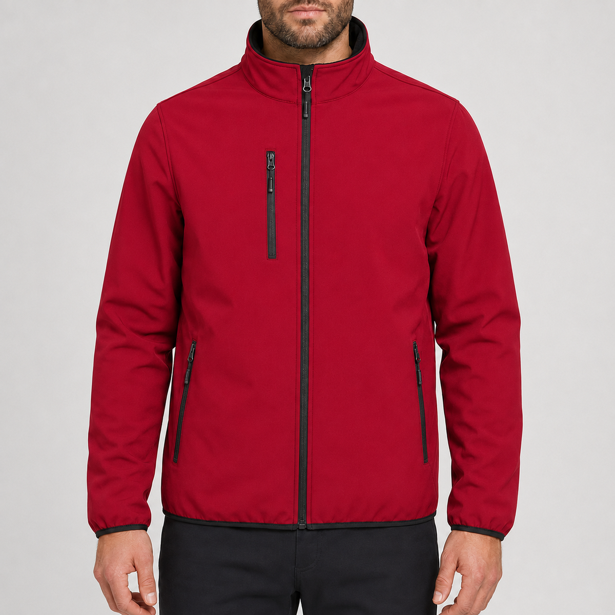 Herren Softshell Jacke mit Druck