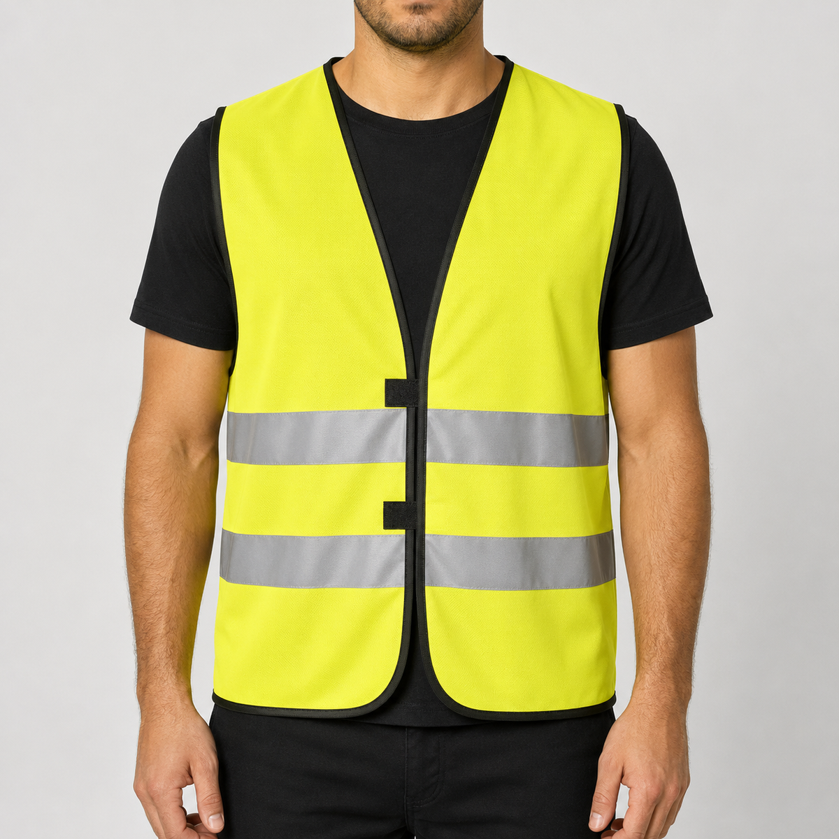 10er Bundle - Basic Warnweste mit Druck