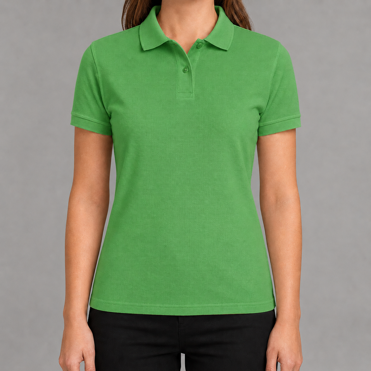 10er Bundle - Damen Polo Shirt mit Druck