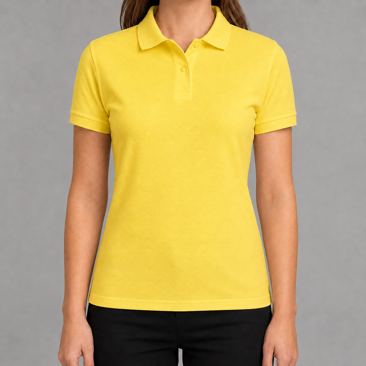 10er Bundle - Damen Polo Shirt mit Druck